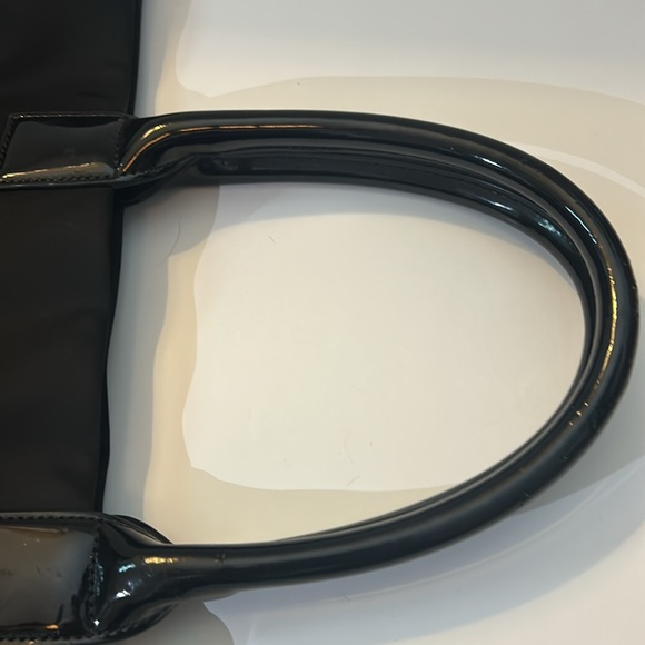 Tory Burch black tote bag with large logo - Picture 5 of 9